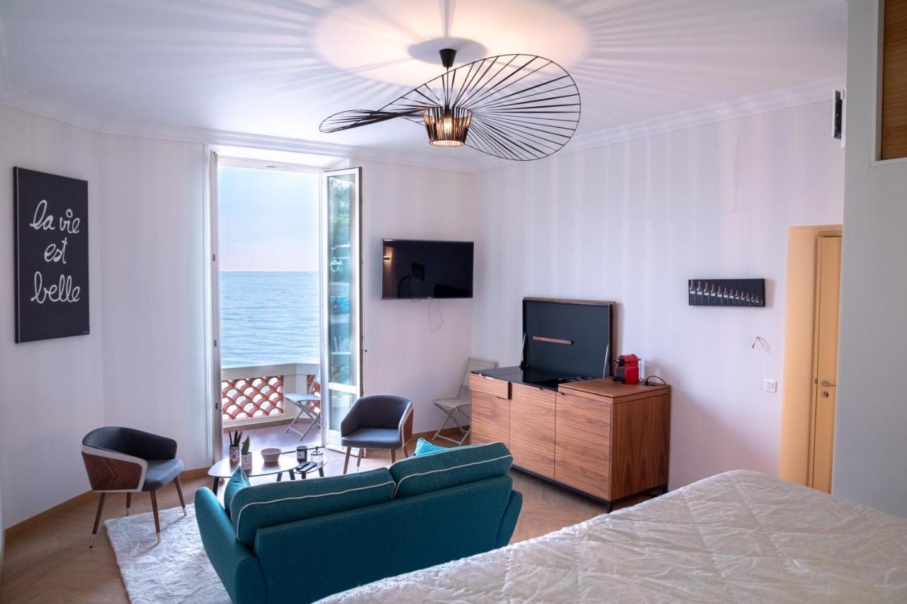 " Nid D'Amour " Evasion De Reve - Pieds Dans L'Eau Face A La Mer Cannes Bagian luar foto